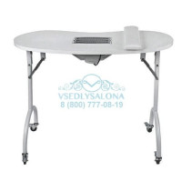 Стол маникюрный с вытяжкой Слим      