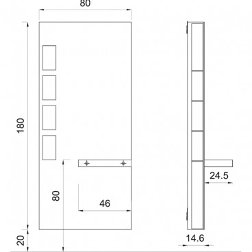 Зеркало парикмахерское "Experience Station"