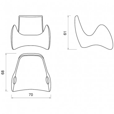 Кресло парикмахерское "Flow Chair"