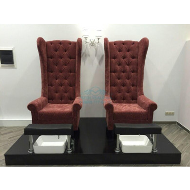 Педикюрное СПА кресло Трон высокий