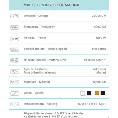 Климазон "MX3700 tormalina"