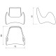 Кресло парикмахерское "Flow Chair"